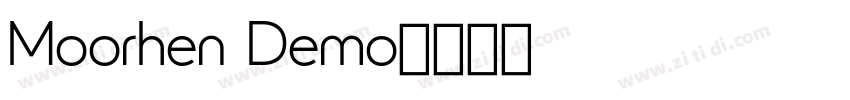 Moorhen Demo字体转换